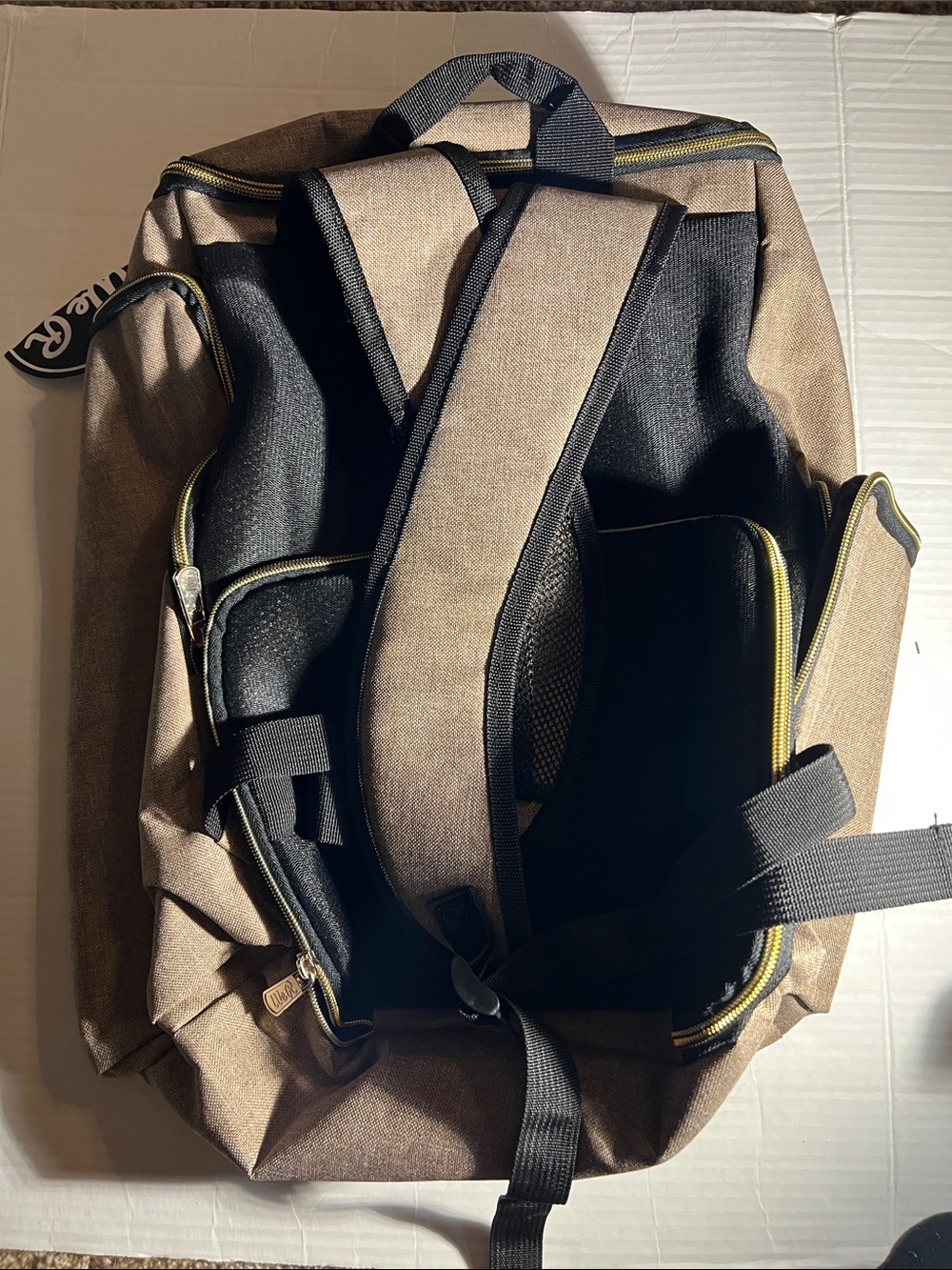 We R Memory Keepers Pink & Tan Women's Backpack - Picture 5 of 5